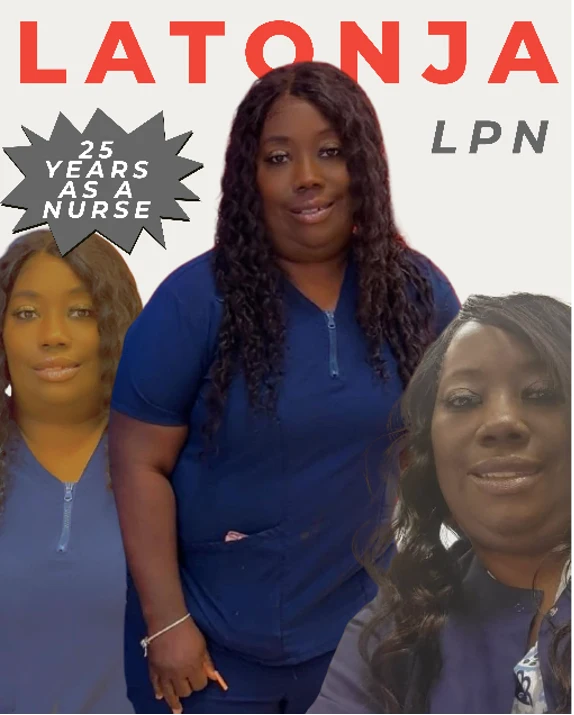 Collage of a CSL Plasma employee